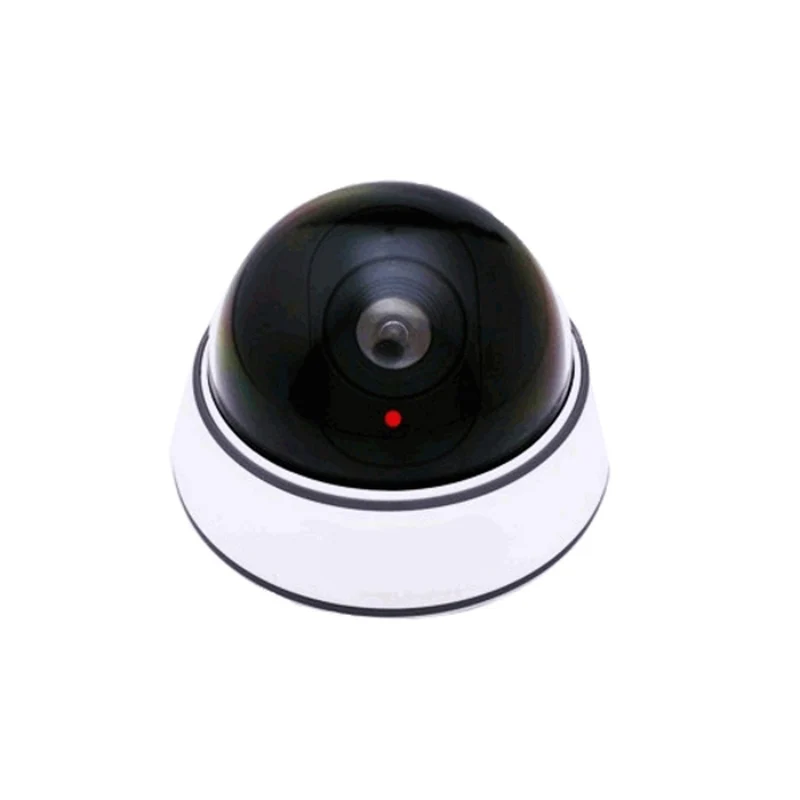 Dummy dome-kamera DC2300 med blinkande LED + 3x AA-batterier Varta Industrial