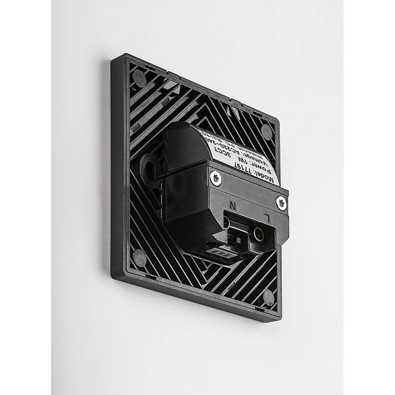 Lunca LED-lampa 1 W IP20 svart 3000, 4500, 6500 K rörelsesensor, ljussensor, 77197, 2 stycken