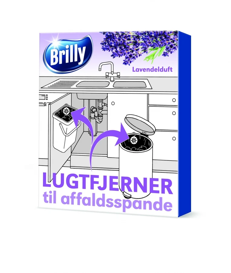 Lugtfjerner til affaldsspande