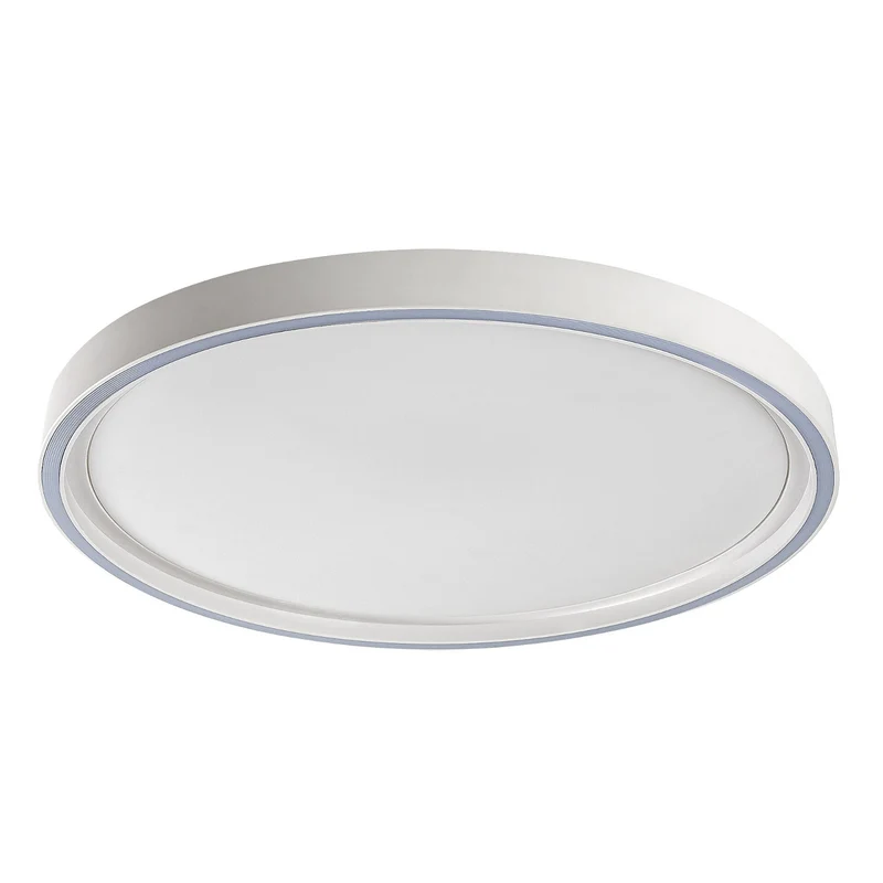 Taklampa Rabalux Zerina, 31 W, IP40, vit, 3000–6500 K, minnesfunktion, med fjärrkontroll, timerfunktion, nattlampeffekt, 75086