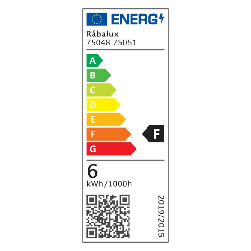 Badrumslampa Rabalux Oliro LED 6 W, krom, IP44, 4000 K, 75048