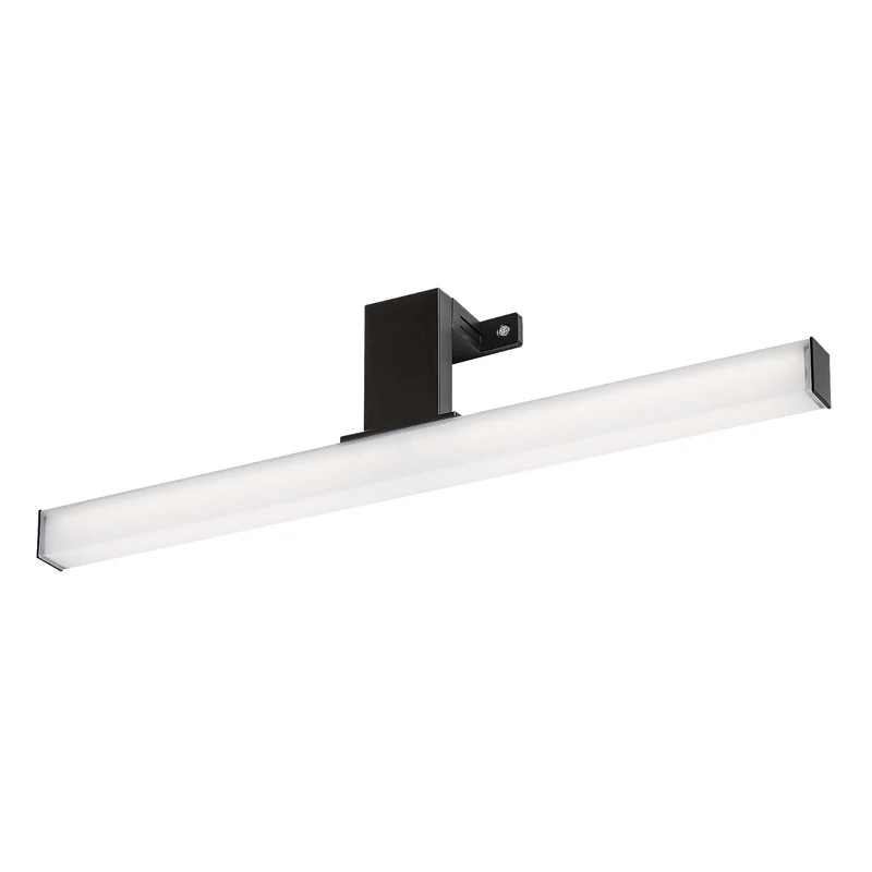 Badrumslampa Rabalux Oliro LED 6 W, svart, IP44, 4000 K, 75051