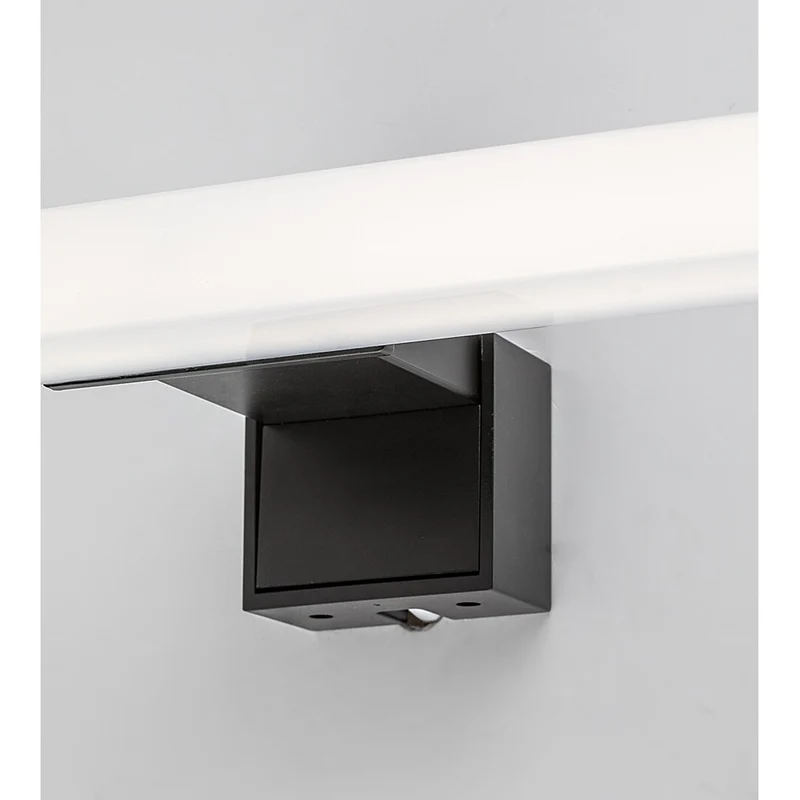 Badrumslampa Rabalux Oliro LED 6 W, svart, IP44, 4000 K, 75051