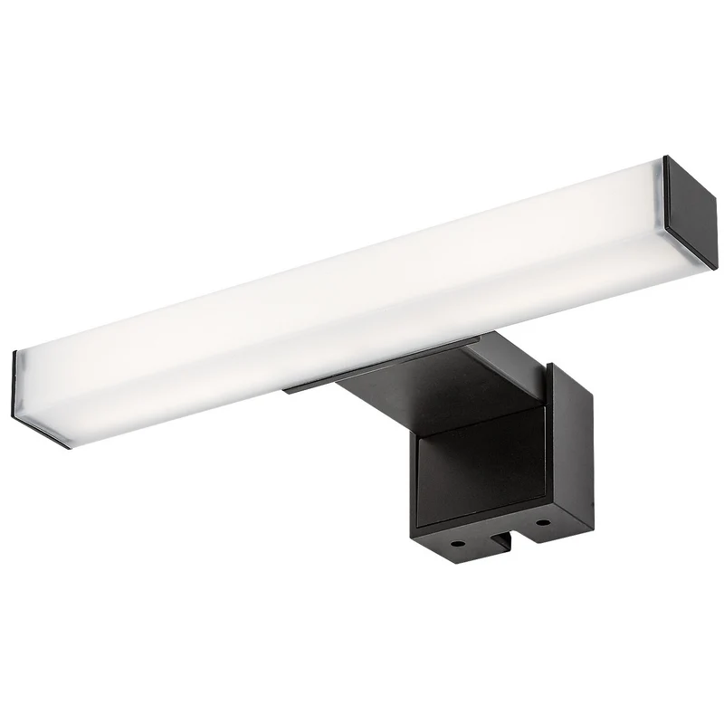 Badrumslampa Rabalux Oliro LED 4 W, svart, IP44, 4000 K, 75050