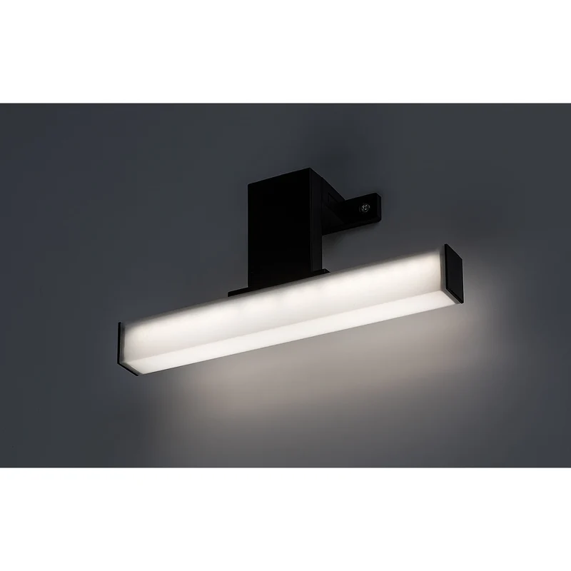 Badrumslampa Rabalux Oliro LED 4 W, svart, IP44, 4000 K, 75050
