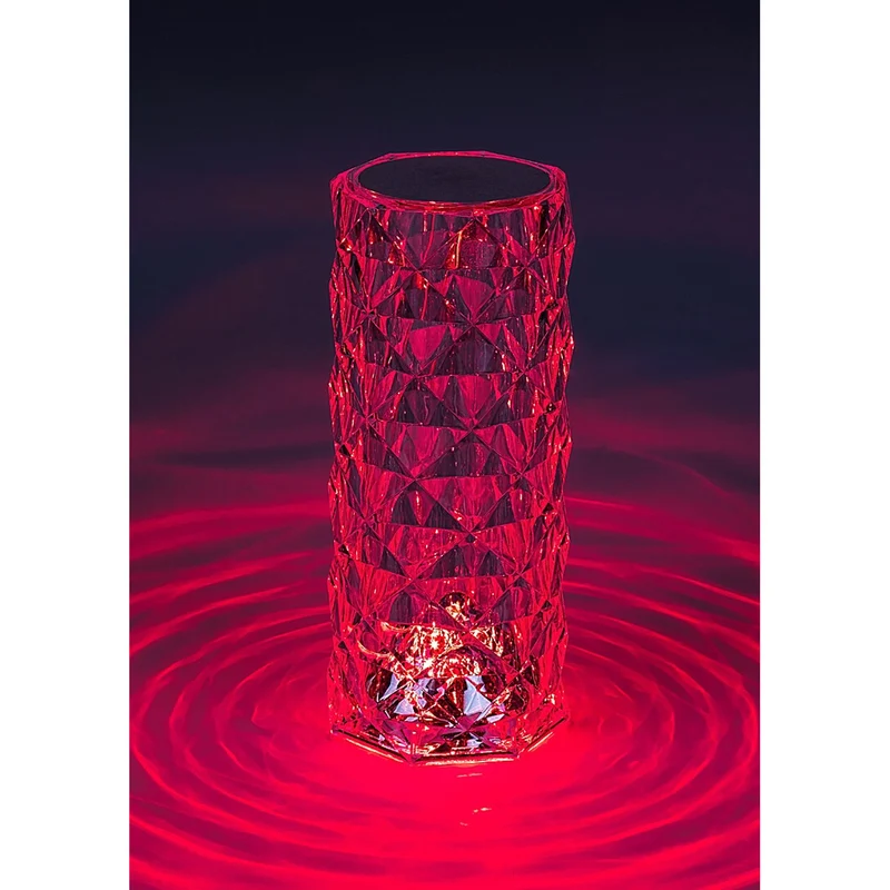 Rabaux dekorationslampa, kristall, 1,5W LED, RGB, Siggy