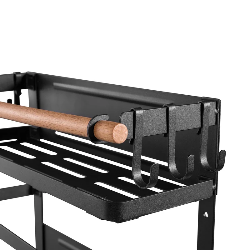 Maclean magnethylla för kylskåp/tvättmaskin, svart, max 12 kg, MC-910, 4 st