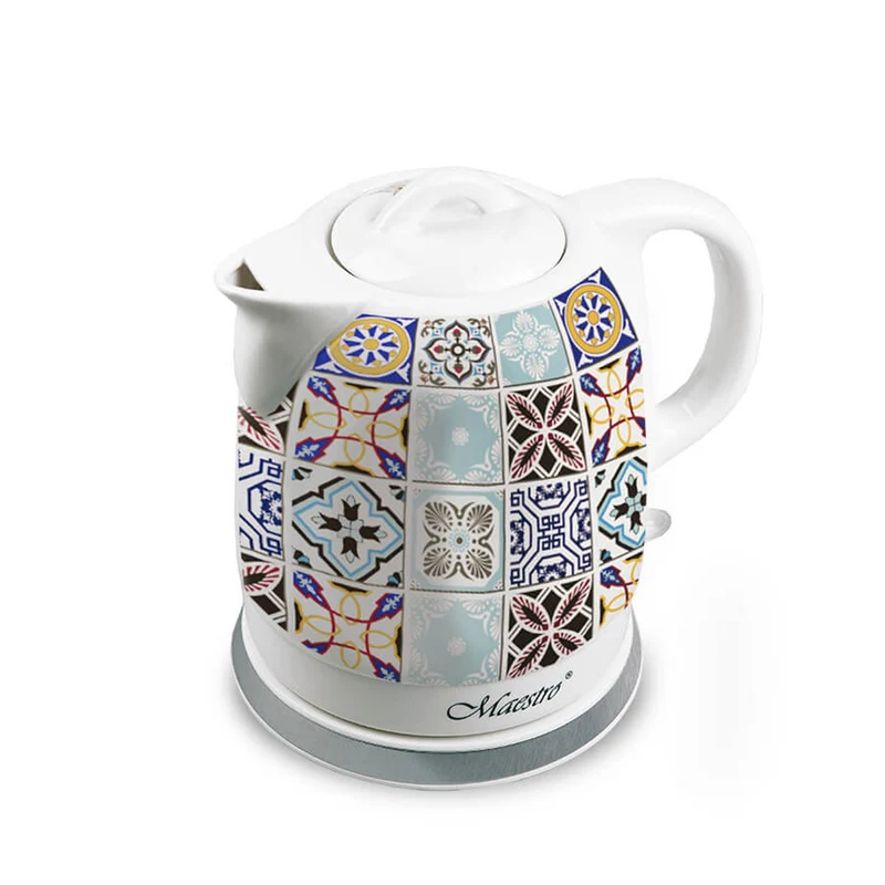 Maestro keramisk vattenkokare, sladdlös, 1200W, kapacitet 1,5l, MR-066-Porto