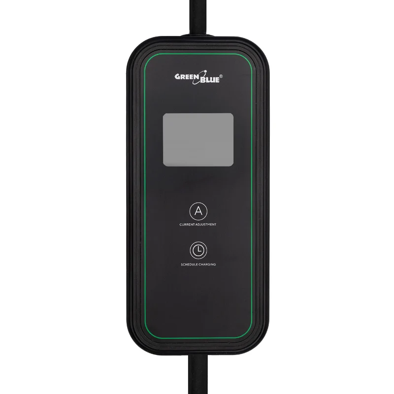GreenBlue-laddare för EV/PHEV, bärbar, typ 2, kabellängd 6,8 m, IP65, 11 kW, 220–380 V växelström 50/60 Hz, 16 A, 3-fas, GB1100