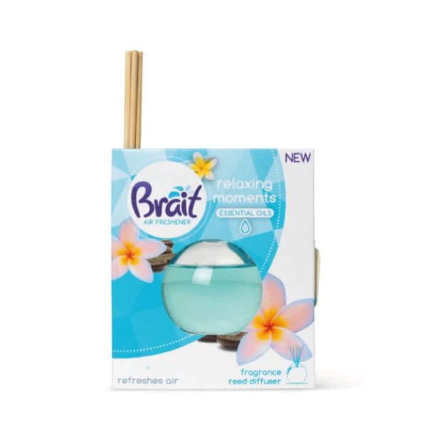Brait Reed Diffuser 40 ml – Bambus duftpinde med æteriske olier i 3 dufte