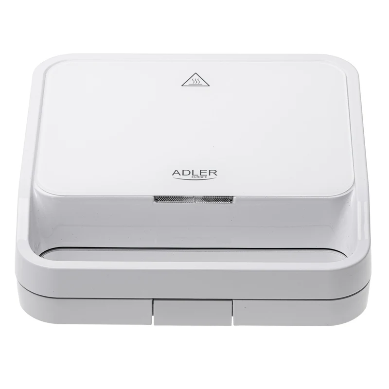 Adler smörgåsbrödrost, kontaktgrill, 1100W, vit, AD 3070