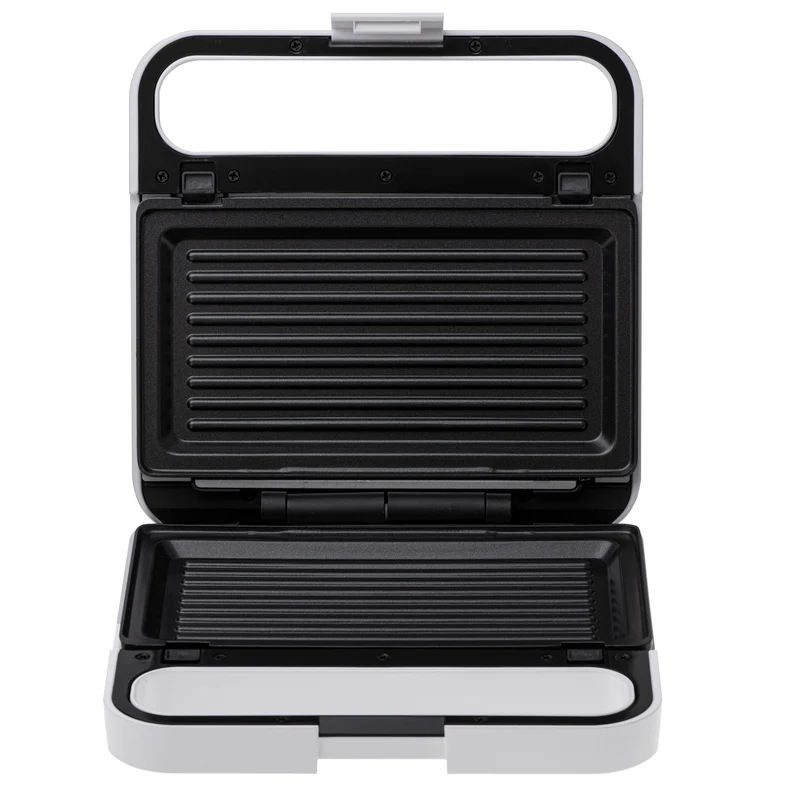 Adler smörgåsbrödrost, kontaktgrill, 1100W, vit, AD 3070