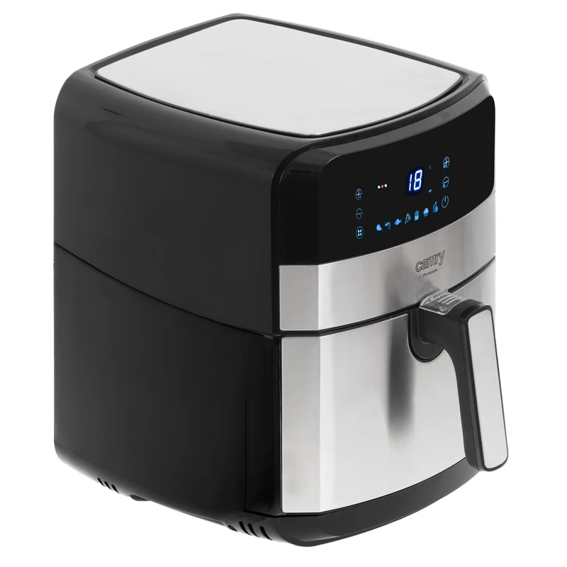 Fettfri fritös, 9 program, 5,0 L, Airfryer, Camry CR 6311 + pappersinsatser till fritösen, 16 cm, biologiskt nedbrytbara, 100 stycken