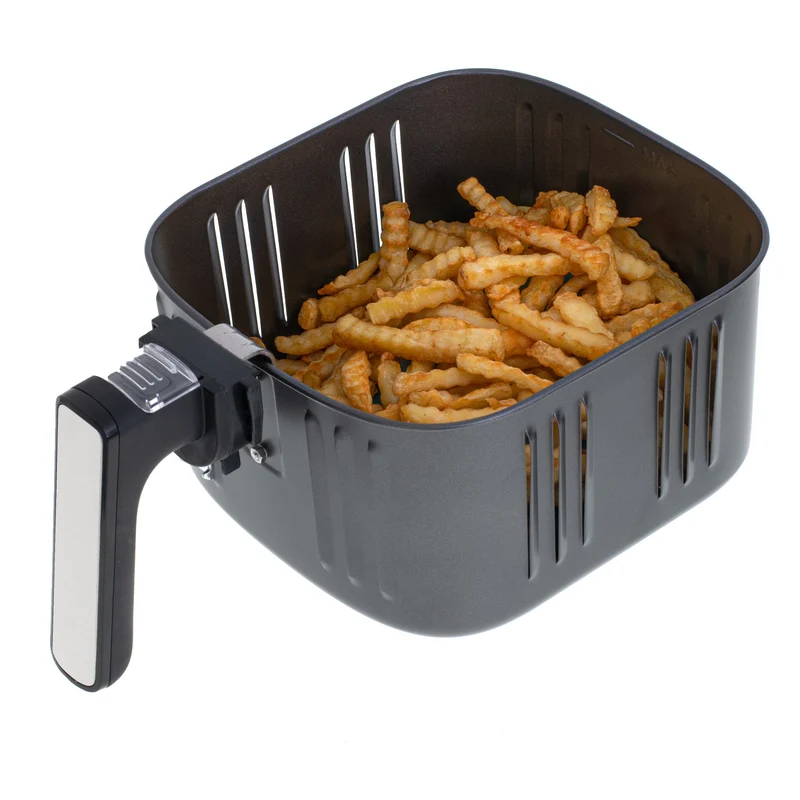 Fettfri fritös, 9 program, 5,0 L, Airfryer, Camry CR 6311 + pappersinsatser till fritösen, 16 cm, biologiskt nedbrytbara, 100 stycken