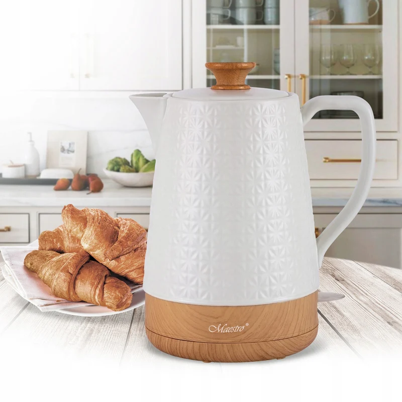 Maestro sladdlös vattenkokare, keramik, 1800W, 1,8l, MR076
