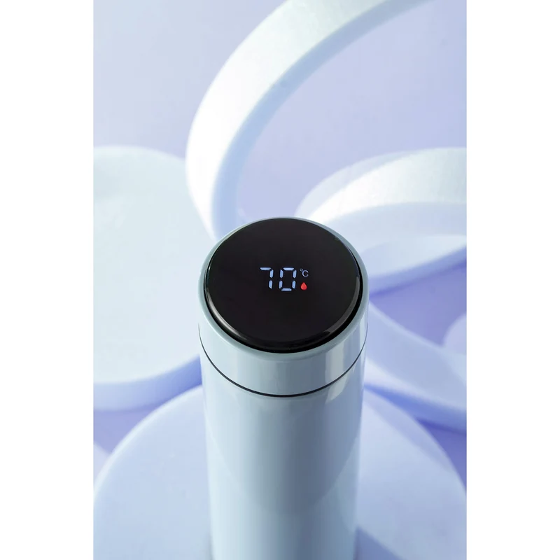 Adler termos, LED-pekskärm, volym 473 ml, färg blå, AD 4506