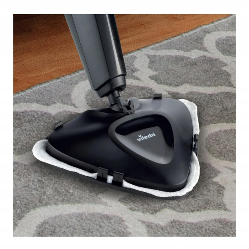 Vileda Steam Plus Compact ångmopp, effekt 1550 W, tankvolym 400 ml, 2 moppdukar,