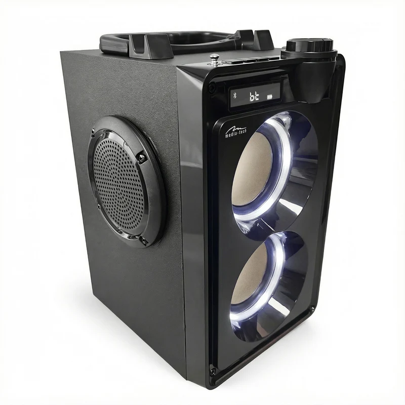 Bärbar Bluetooth-högtalare OVERBOX MT3186, FM-radio, stöd för SD-kort och USB, RMS-effekt 30 W, Mediatech