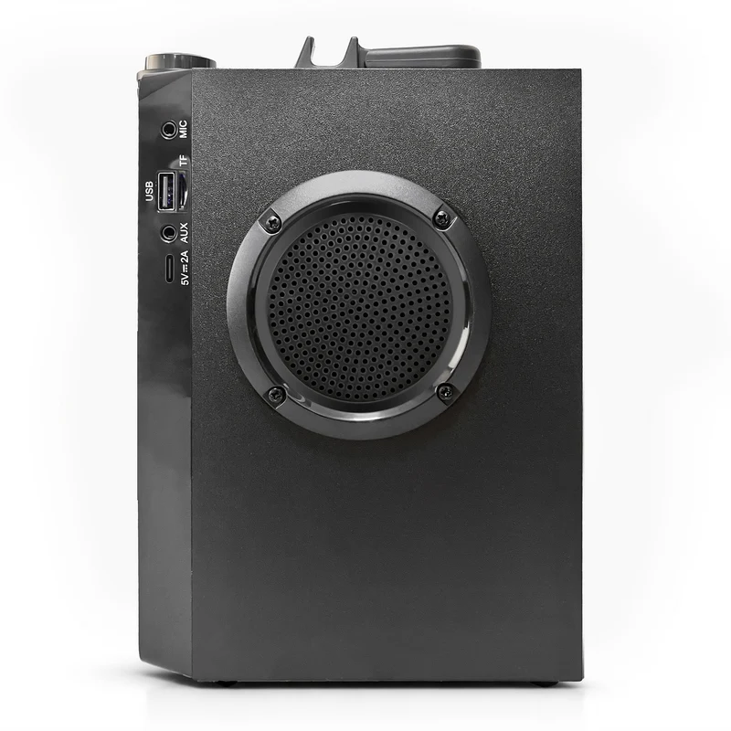 Bärbar Bluetooth-högtalare OVERBOX MT3186, FM-radio, stöd för SD-kort och USB, RMS-effekt 30 W, Mediatech