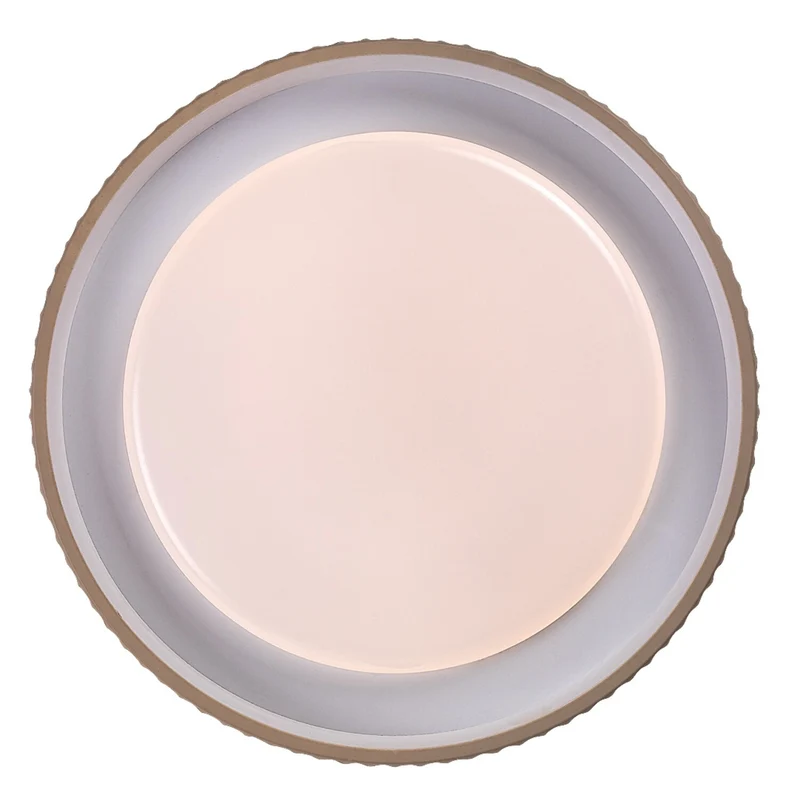 Pastello LED-lampa 48 W IP20, gråbeige, 3000–6500 K, minnesfunktion med fjärrkontroll, timerfunktion, nattlampefunktion, 71345