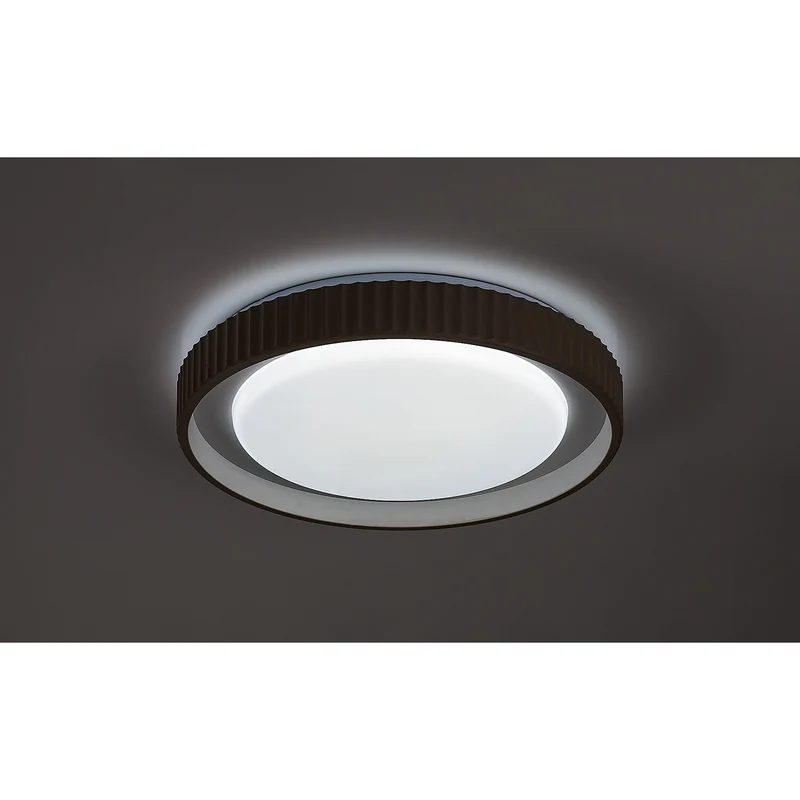 Pastello LED-lampa 48 W IP20, gråbeige, 3000–6500 K, minnesfunktion med fjärrkontroll, timerfunktion, nattlampefunktion, 71345