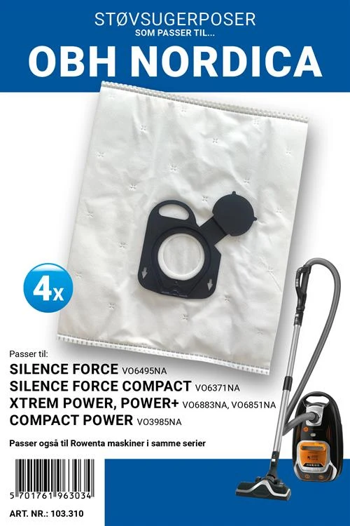 Rowenta Silence Force Extreme støvsugerposer