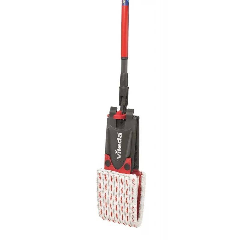 Vileda ultramax Flat MOP med teleskopstång Rengör golv - torra händer
