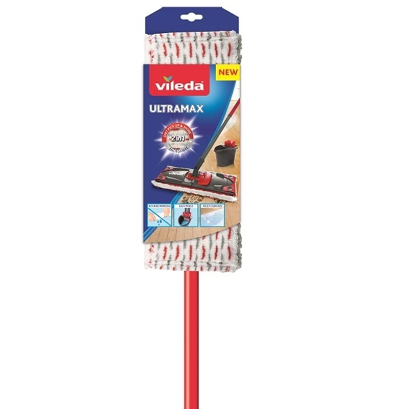 Vileda Ultramax mopp med handtag + extra moppfyllning