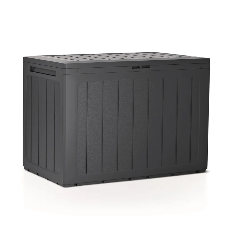 Trädgårdsstam 190 liter Plastkartong i antracitfärg 78 x 43,3 x 55 cm, 190 L Garden Prosperplast Boardbox 190L MBBL190 antracit