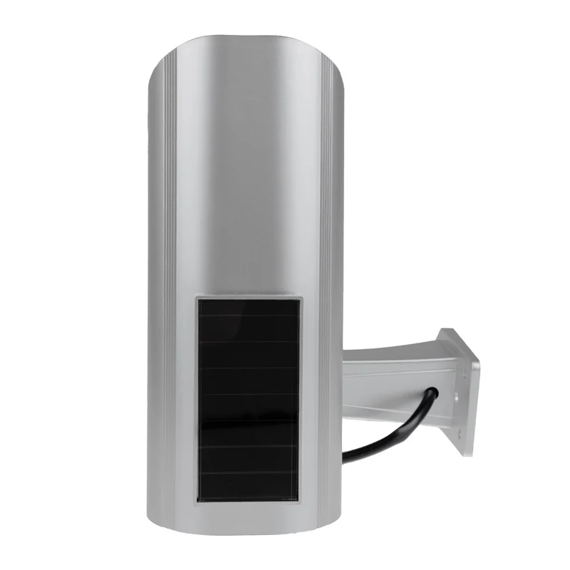 SOL1200 solar dummy-kameror blinkar silverdiod