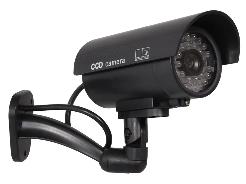 Realistisk dummy-kamera IR9000 B IR med blinkande LED