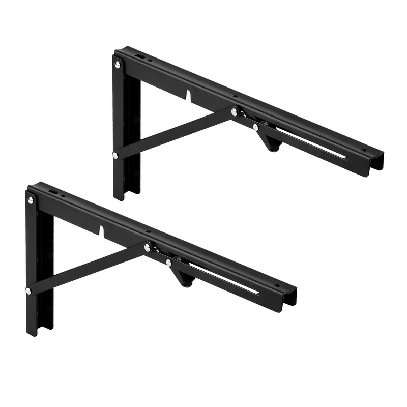 Fällbar fäste för vägghylla Maclean, min. 250 mm, max. 500 mm, max. 50 kg, 2 st., MC-194