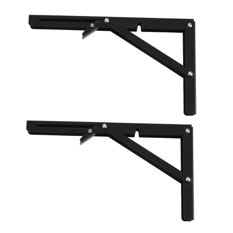 Fällbar fäste för vägghylla Maclean, min. 250 mm, max. 500 mm, max. 50 kg, 2 st., MC-194