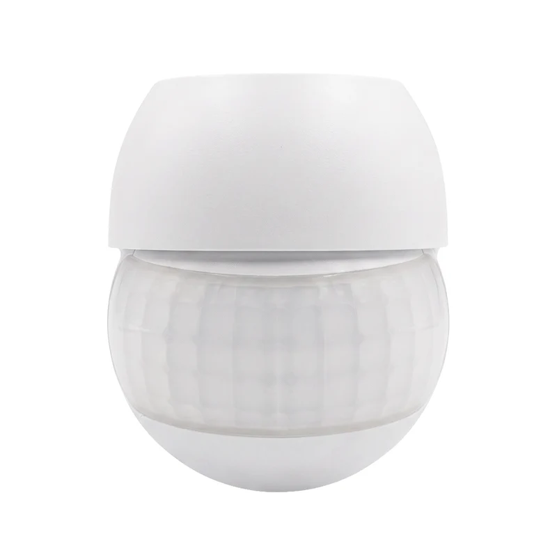 Maclean PIR-rörelsesensor 12–24 V, infraröd, IP44, vit, räckvidd 12 m, max. belastning 60/120 W, MCE623 W