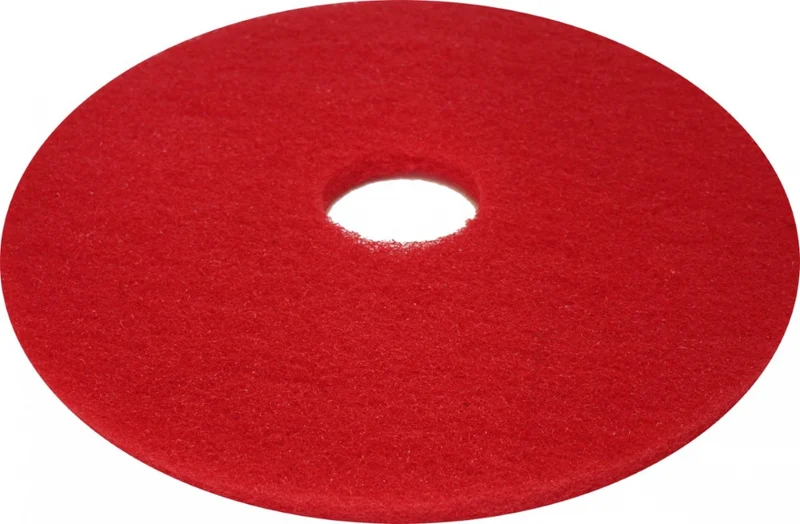 Rondeller / Floorpads rød 10" til 22"