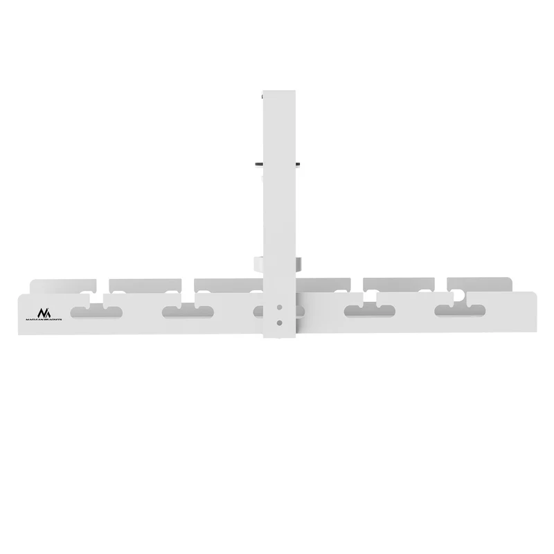 Maclean kabelhanterare under skrivbord, maxbelastning 5 kg, vit, MC-105 W