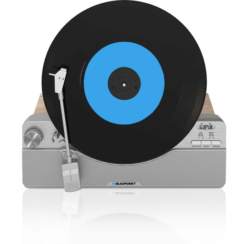 Blaupunkt Vertical skivspelare, Bluetooth, 2x5W RMS, silver, VT100SL