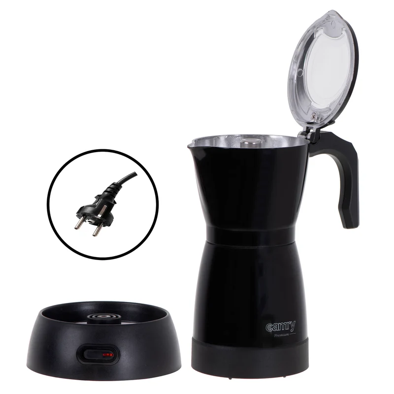 Moka Camry CR 4415B 300 ml elektrisk kaffemaskin för 6 koppar espresso