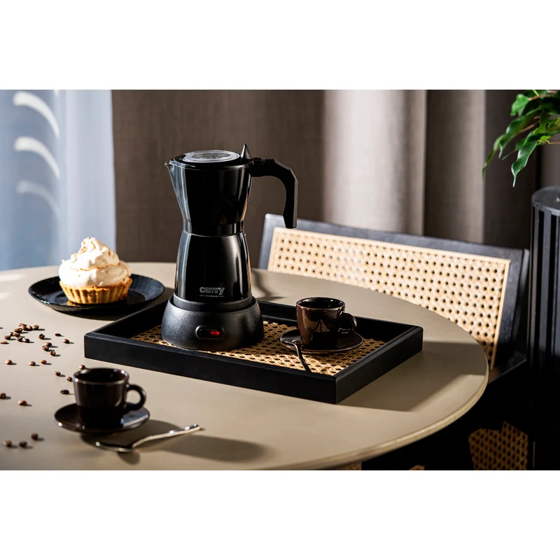 Moka Camry CR 4415B 300 ml elektrisk kaffemaskin för 6 koppar espresso