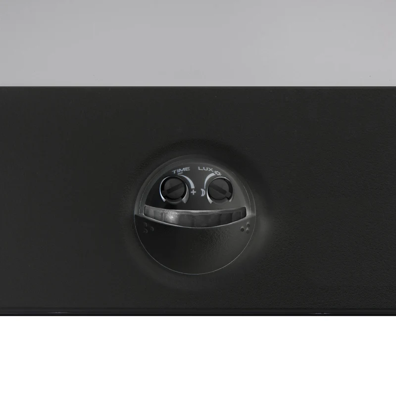 Maclean LED-lampa med rörelsesensor, PIR-sensor, svart, 15 W, IP65, 1560 lm, neutralvit färg (4000 K) MCE344 B, 2 st