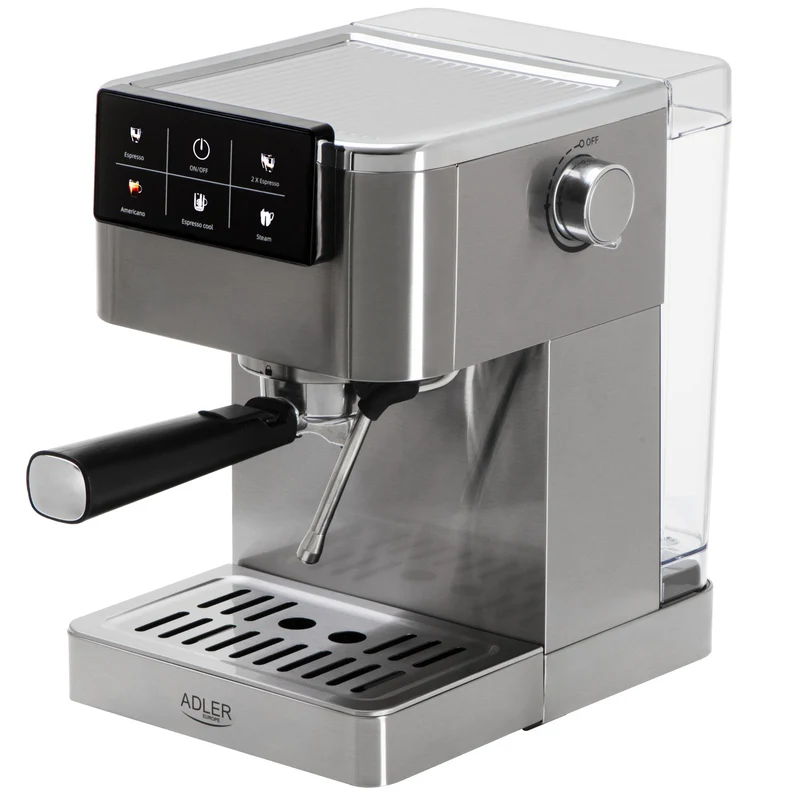 Kaffemaskin, 20 bar, Thermoblock, mjölkskummare, 5-i-1, Adler AD 4390