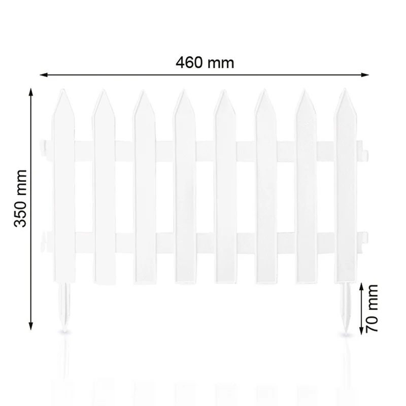 PROSPERPLAST - Garden Fence Garden Classic 3,2m / Färg vit