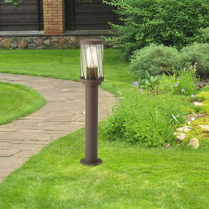 Rabalux Budapest trädgårdsstativlampa, IP44, färg: brun, E27-gänga, max 40 W, 8889, 2 stycken