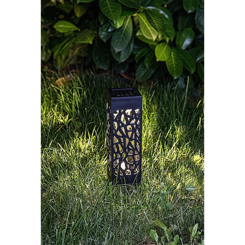 Mora solcellslampa, 2 lm, skyddsklass IP23, färg: svart, LED 0,16 W, 8949, 2 stycken
