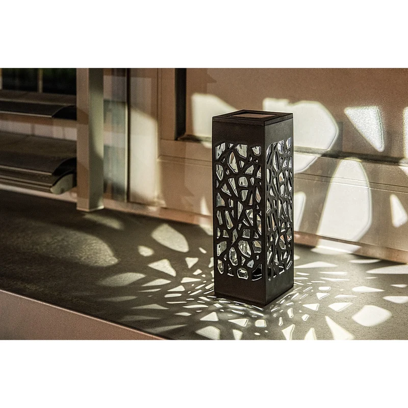 Mora solcellslampa, 2 lm, skyddsklass IP23, färg: svart, LED 0,16 W, 8949, 2 stycken