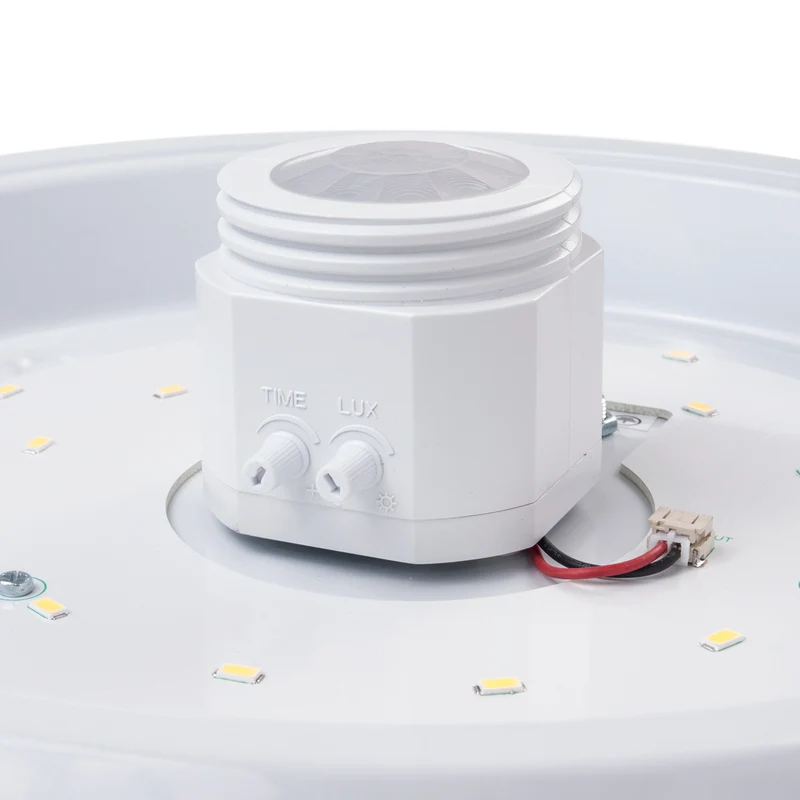Maclean rörelsesensor LED plafond, PIR-sensor, räckvidd 6m, 12W, neutral vit (4000K), MCE131