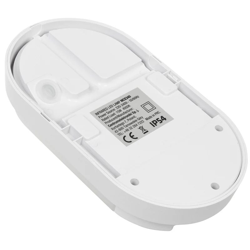 MCE340 LED-lampa med infraröd rörelsesensor - 1100lm 15W IP54, naturligt ljus (4000K)