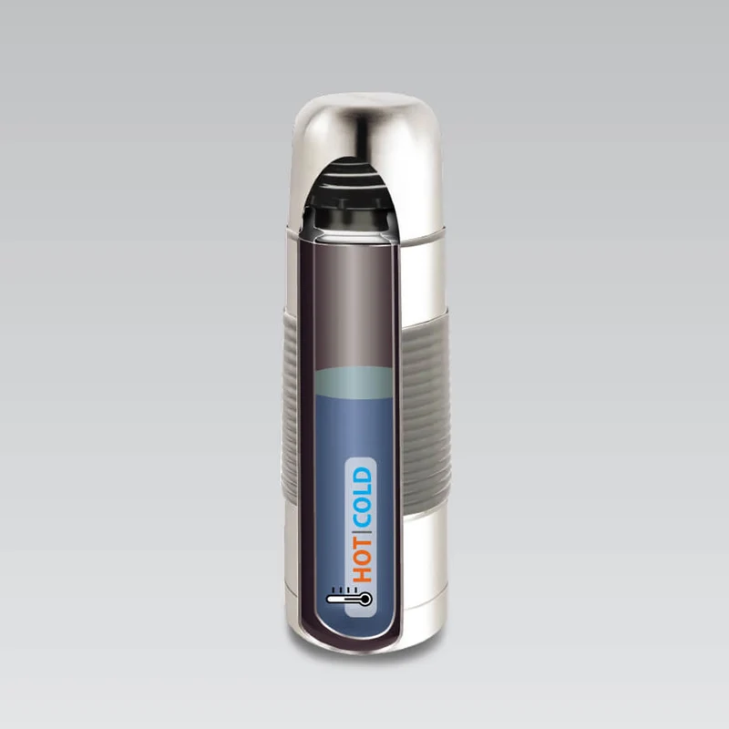 Termos 1000 ml Maestro MR-1630-100 rostfritt stål 33 x 8,5 cm