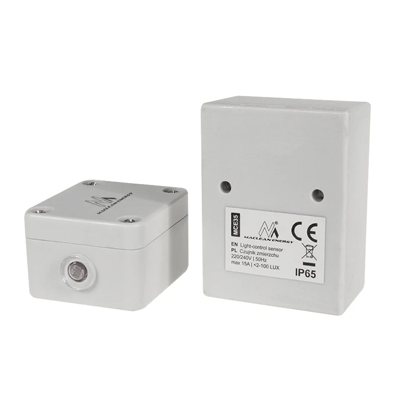 Maclean skymningssensor, med extern sond, max 3450W, MCE35