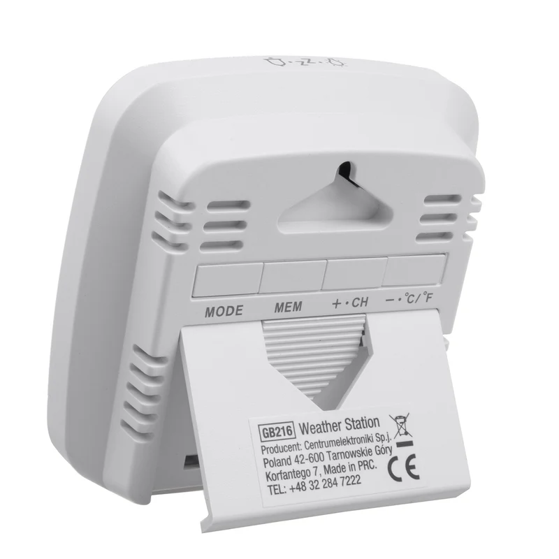 GreenBlue GB216 Digital Trådlös Pooltermometer Med Väderstation Temperaturstation Med Pooltermometer Inomhustemperatur Vattentemperatur Flytande Termometer Pool SPA DCF Radioklockfunktion